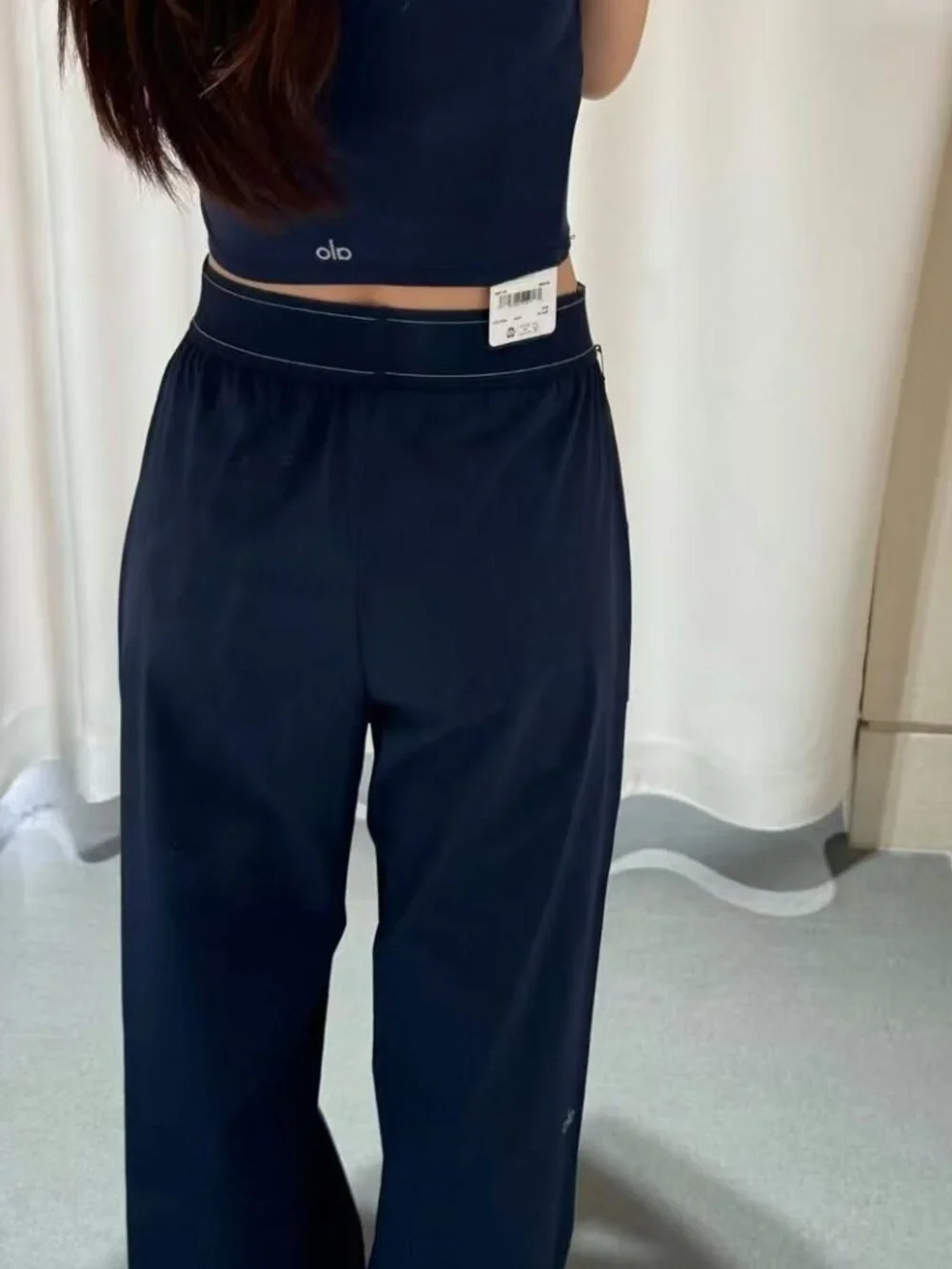 💙ALO Yoga Suit Up Trouser,Navy Blue (Regular 30-inch inner seam) NWT 😀